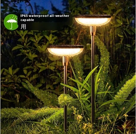 product solar swing light pathway outdoor waterproof led landscape lighting pathway lawn solar garden decorative lights-5