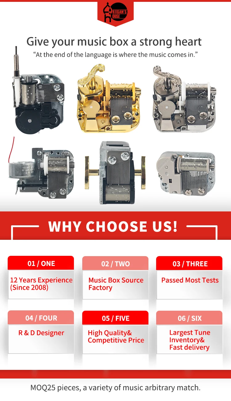 18tone Sankyo Motor Music Mechanism High Quality Music Box Buy 18