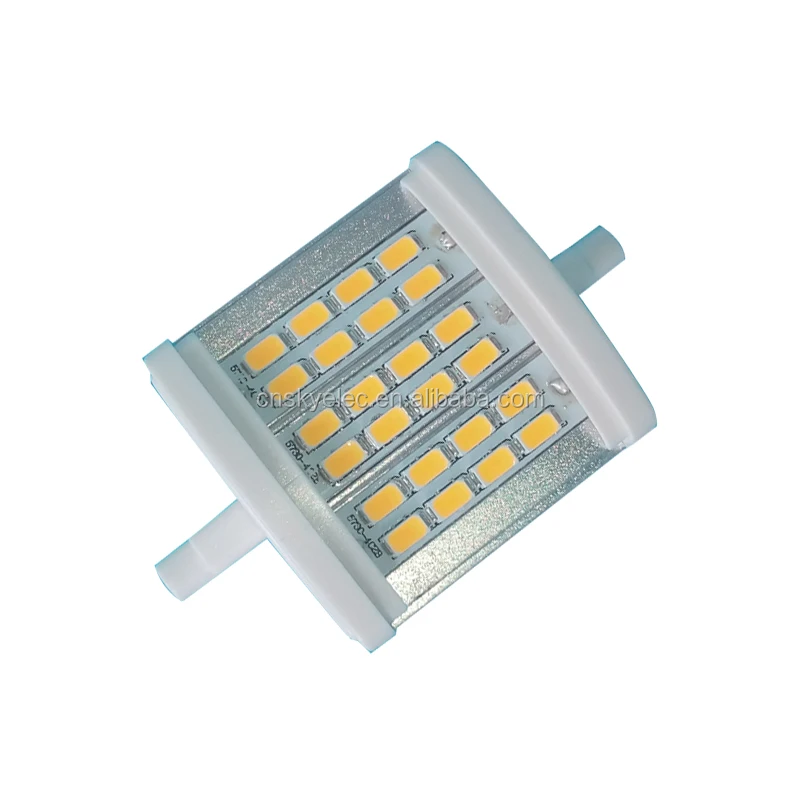 R7s LED Bulb 78mm 8W Dimmable 220-240V/110-130V J78 80W Halogen Bulbs Equivalent J Type Light  R7s Base Double Ended  Floodlight