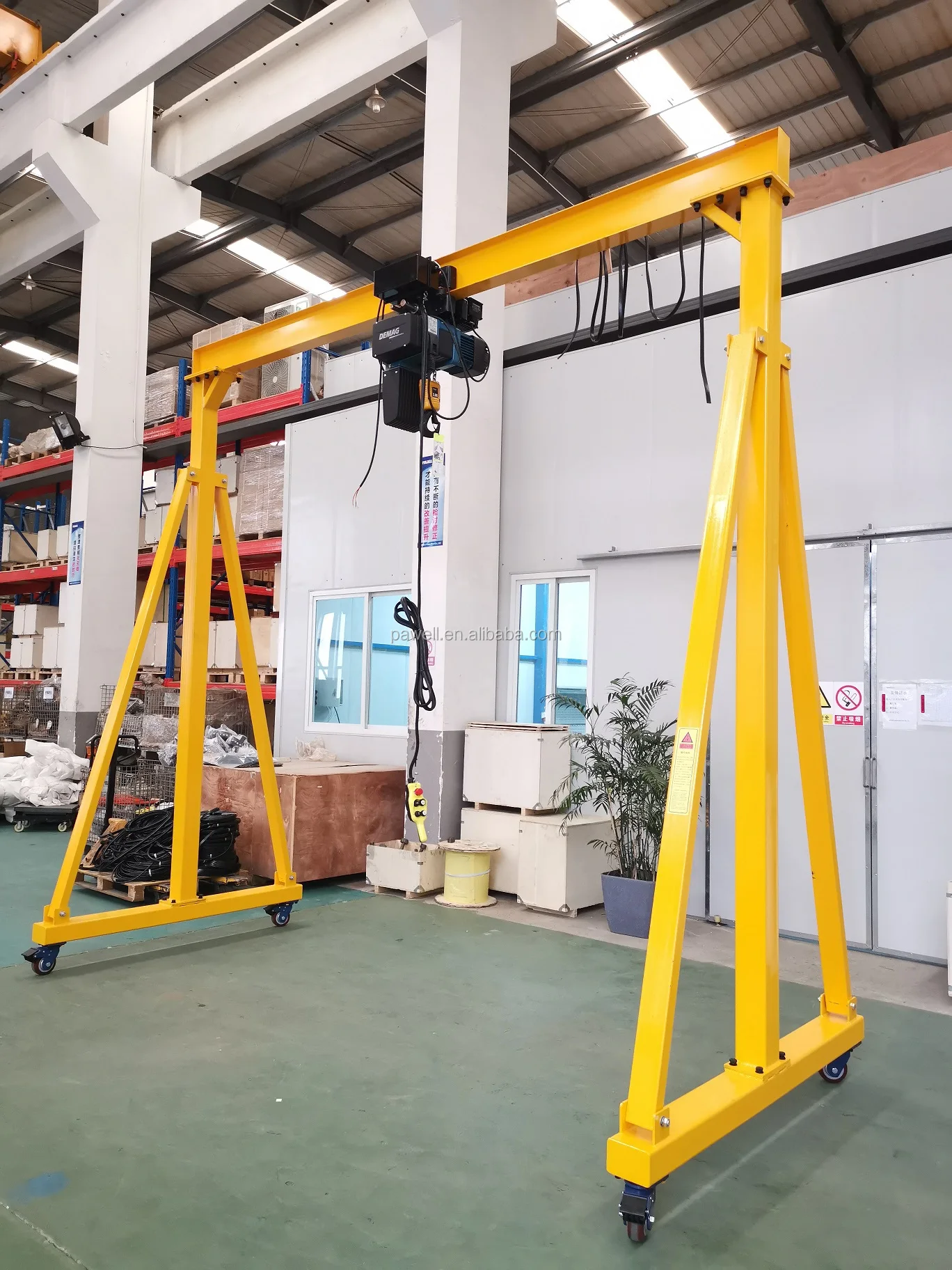 Electric Hoist Wire Rope Gantry Crane - Buy Wire Rope Gantry Crane ...