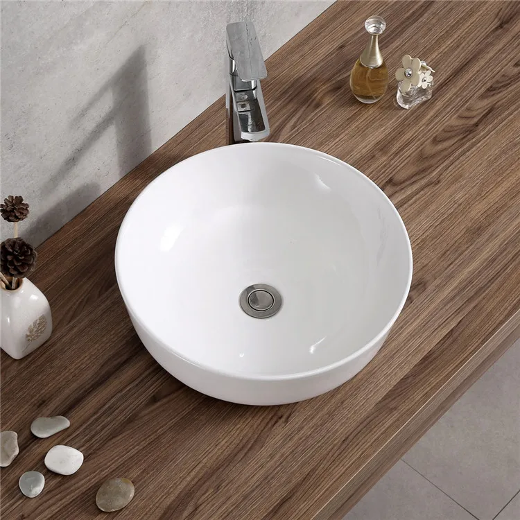 Fashion style villa  apartment  office ceramic 3D design counter-top basin