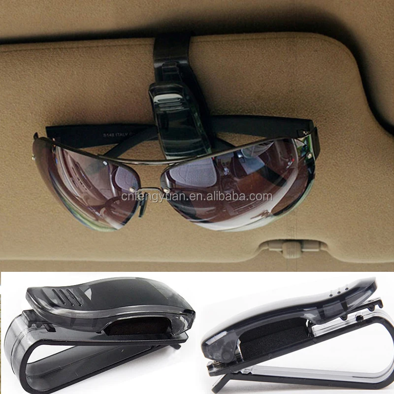 Sun Visor Glasses Fastener Clip Car Auto Sunglasses Card Ticket Holder 7cm*2.5cm 