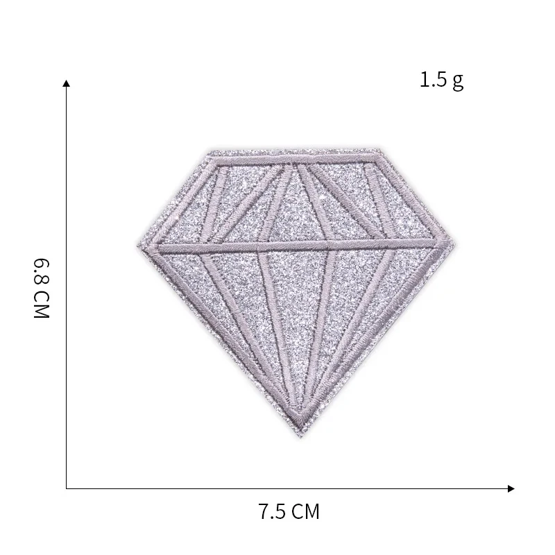 Custom Diamond Series Ironing Patch Clothing Patch - Buy Diamond ...