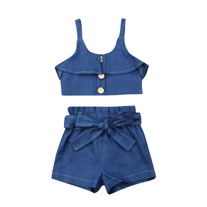 little girl denim outfits