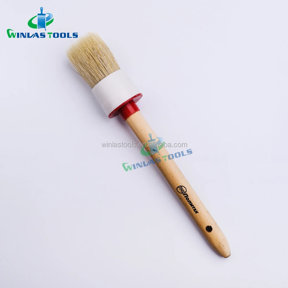 Round Natural Bristle Paint Brush Buy Round Natural Bristle Paint