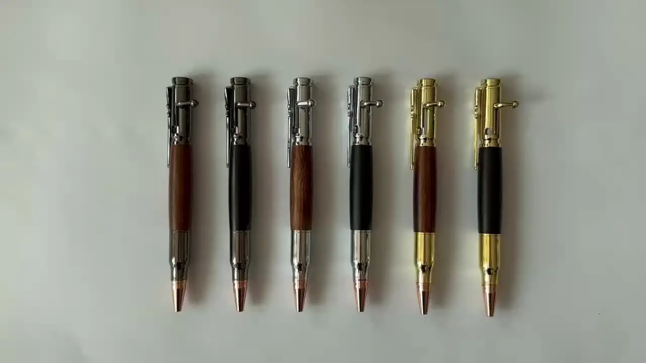 Innovative Products 2024 Bullet Shaped Bolt Action Pen