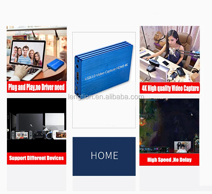 4k Hdmi Phone Game Capture Card Mic Video Record Capture Box For Ps3 Ps4 Xbox Camcorder Twitch Hitbox Youtube Live Streaming Buy 4k Hdmi Phone Game Capture Card Mic Video Record