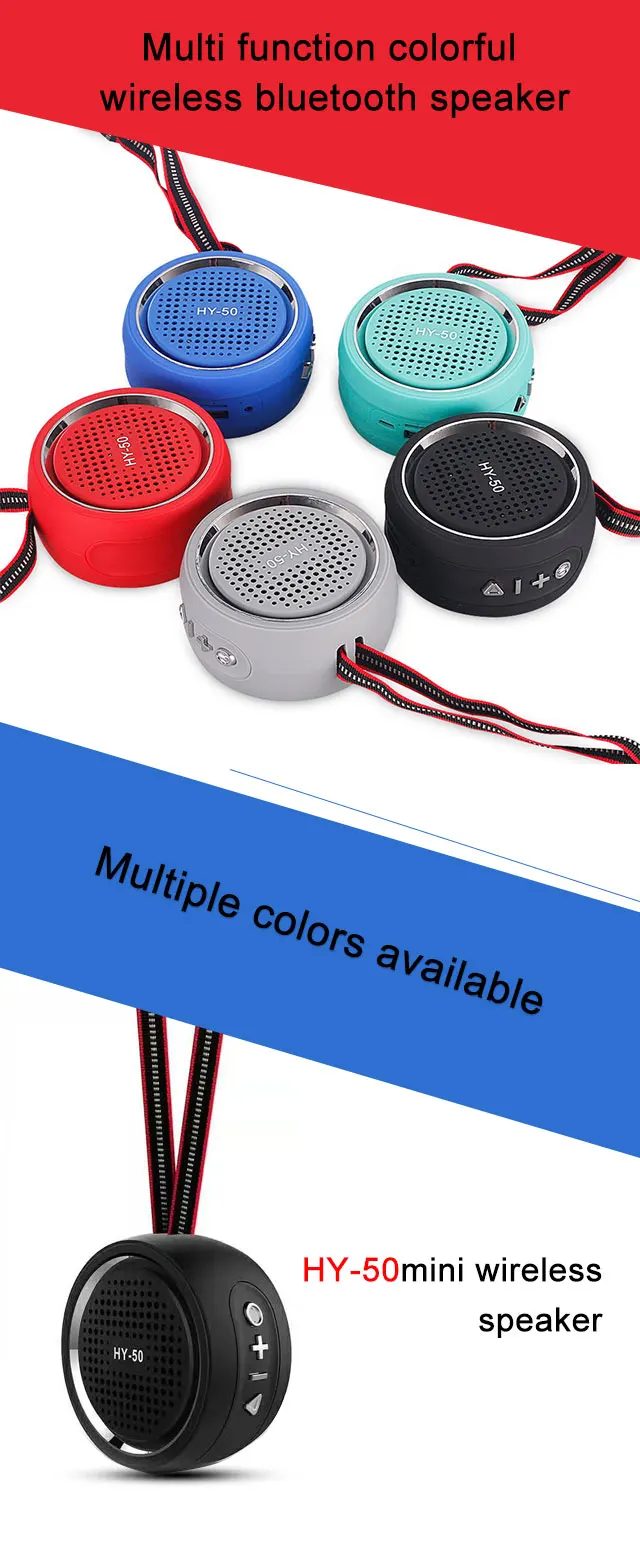 Top sellers 2020 for amazon christmas mini colorful cute bluetooth wireless speaker with TF card FM radio - ANKUX.COM