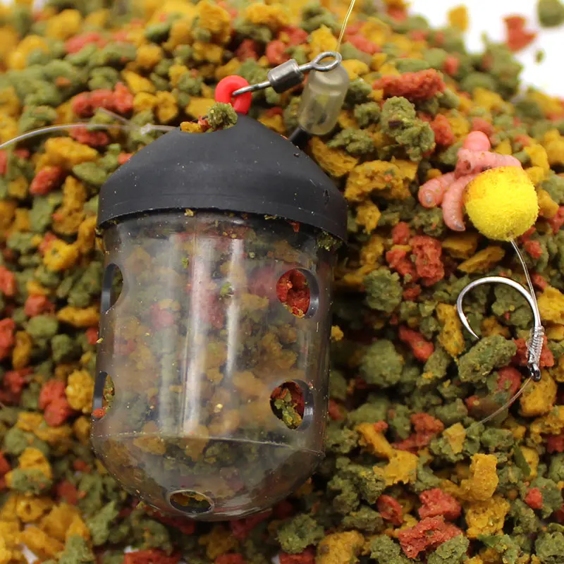 Carp Fishing Maggot Feeder Cage For Maggot Groundbait Basket Fill Lure