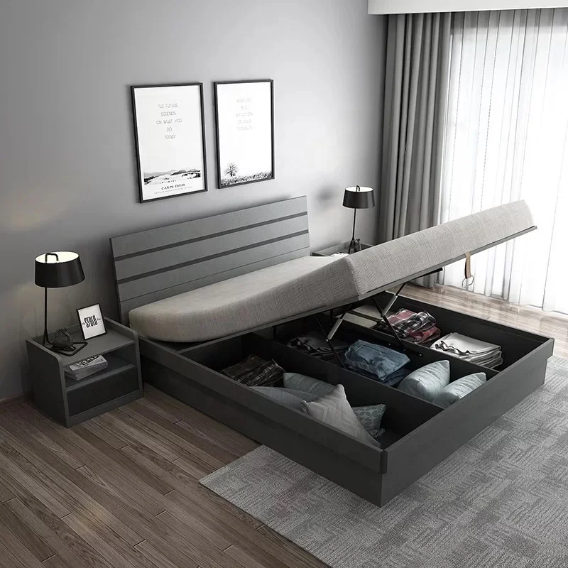 Venta al por mayor camas baratas de madera-Compre online los mejores