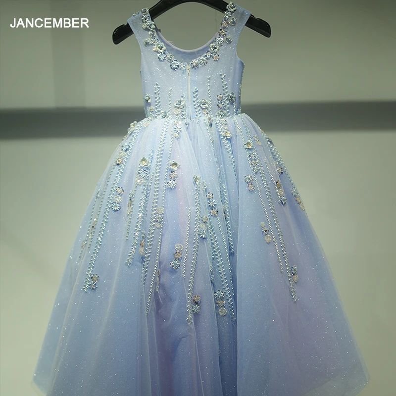 Wholesale Teen Girl equin Long Dress Birthday houlderless Party Evening Dresses Kids Prom Ball Gown Princess Dress Dyb-1276,1 Piece