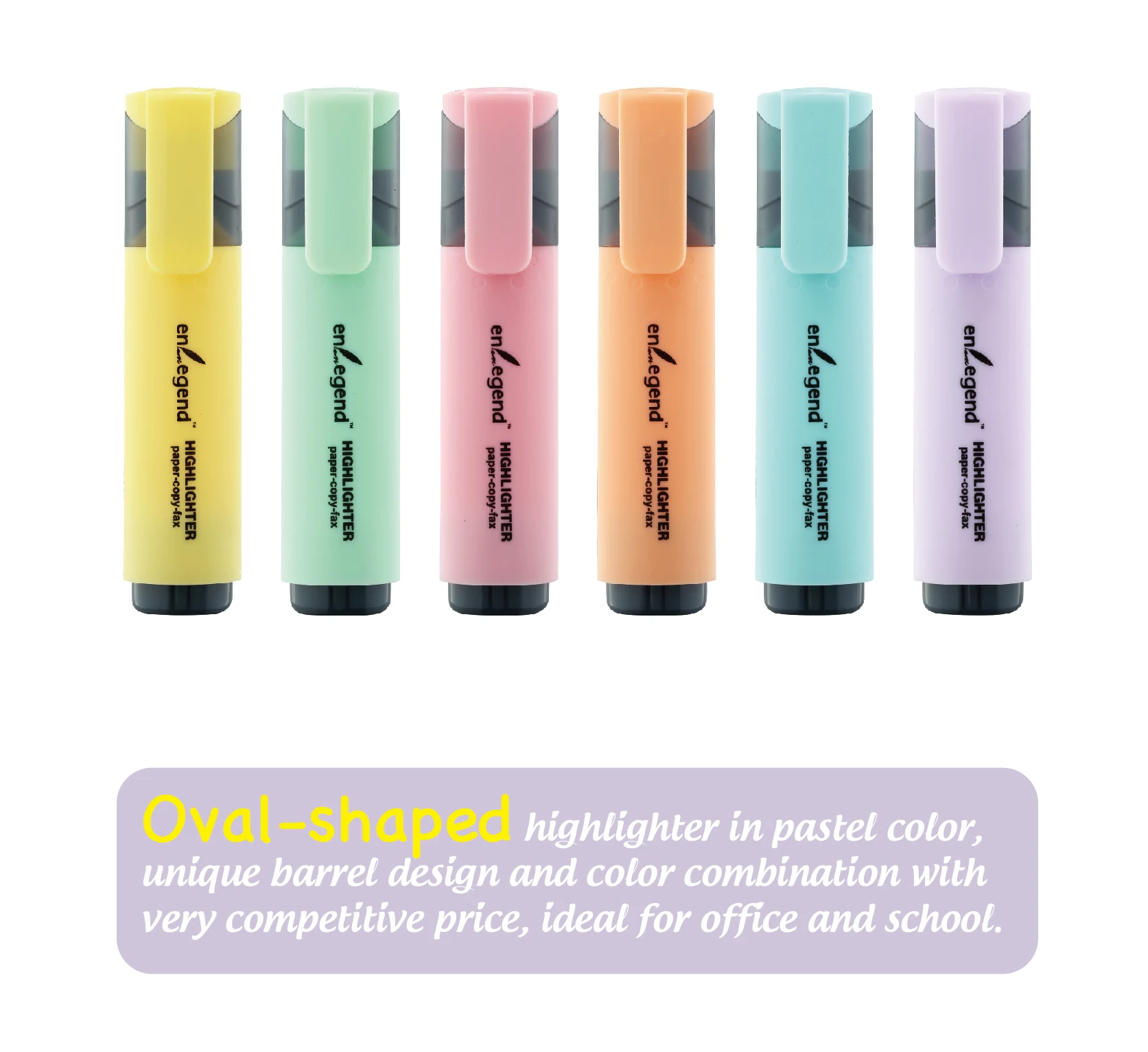 Hot Sale Good Quality Vivid Pastel Color Wholesale Highlighter Marker ...