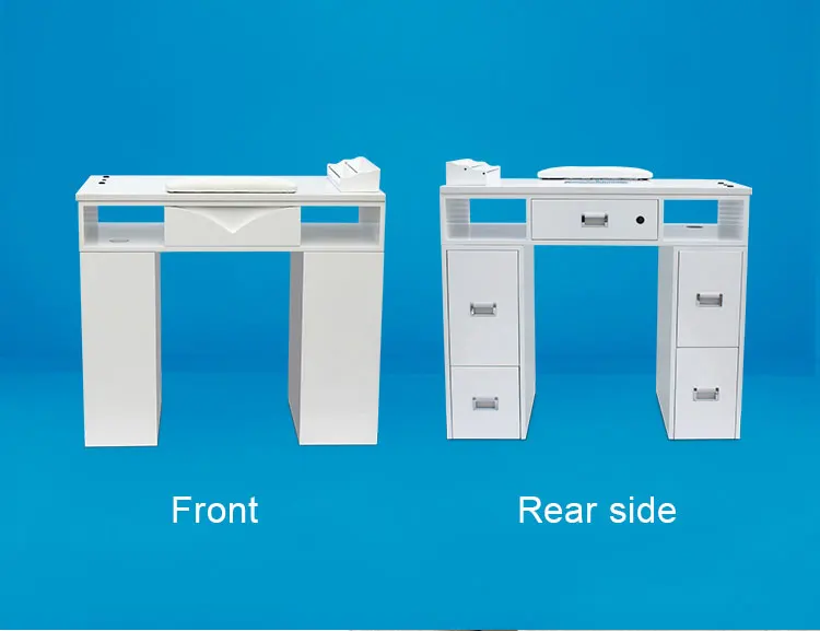 Modern Luxury Marble Top With Fan Used For Nail/beauty Salon Furture