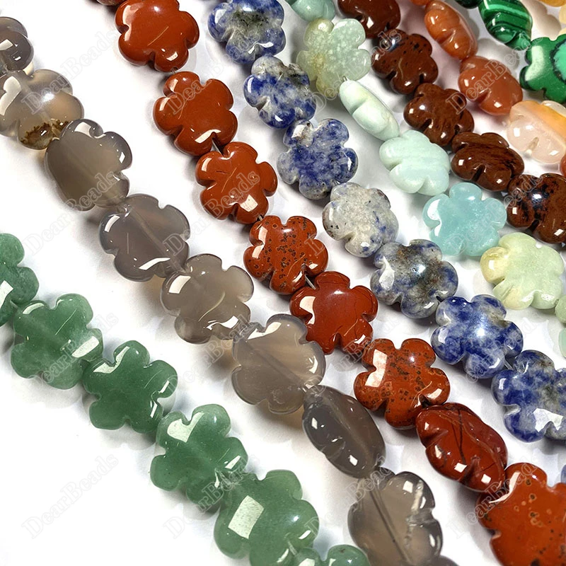Green Jasper Square Tube Beads, DIY Gemstone Beads - Dearbeads