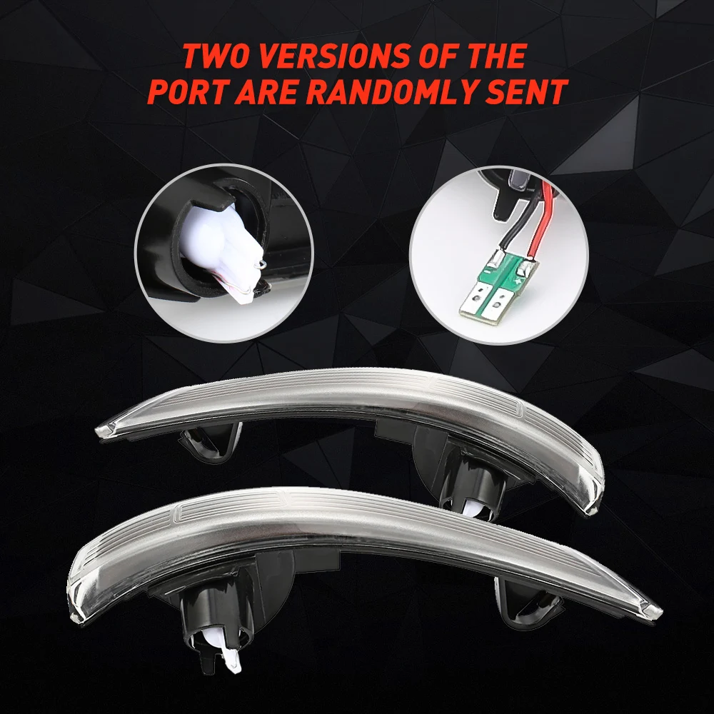 Adt Led Side Wing Rearview Mirror Indicator Blinker Sequential Light
