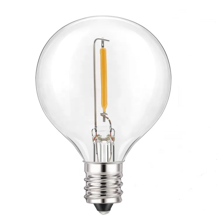 Energy Saving 1W G40 LED Replacement Bulbs Small Round lightbulb with 1 Filament COB