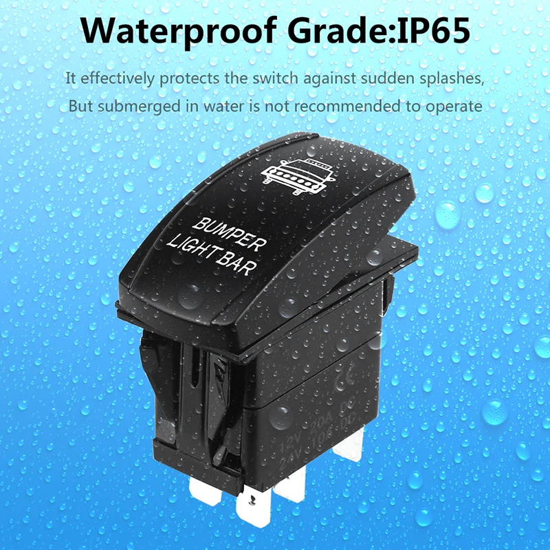 Waterproof 12v 24v 5 Pin Spst On Off Carling Technologies Momentary ...