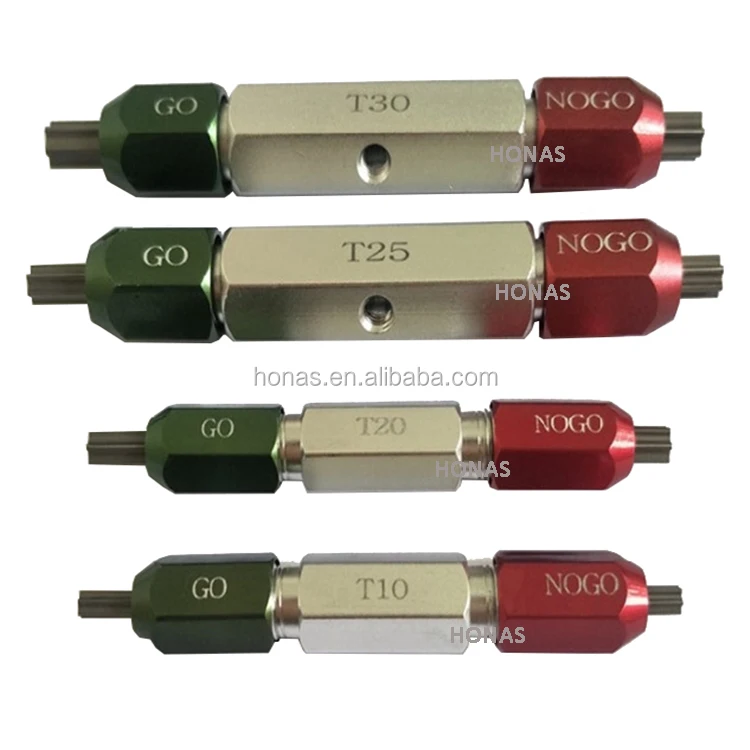 DIN EN ISO10664 torx plug go no go gauge T10/T20/T30, View plug gauge