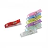 4.5 Grams Customized Color Office Stationary Plastic Packing Clip Plastic Sewing Clips