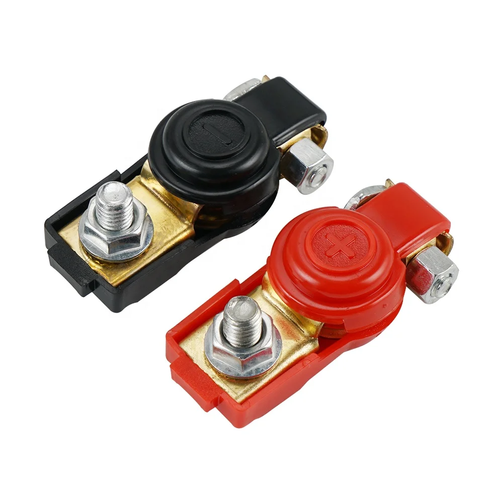 2PCS Battery Terminal Heavy Duty Car Vehicle Quick Connector Cable Clamp Clip 
