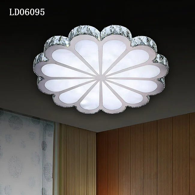 modern fancy chandelier lamp steel ceiling led light
