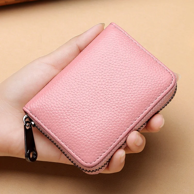 3x4 Card Pu Leather Rfid Card Holder Wallet Women Casual Wallets ...