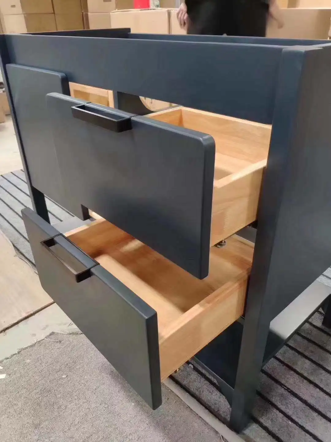 Modern Complete Bathroom With Sinks Led Mirror Waterproof