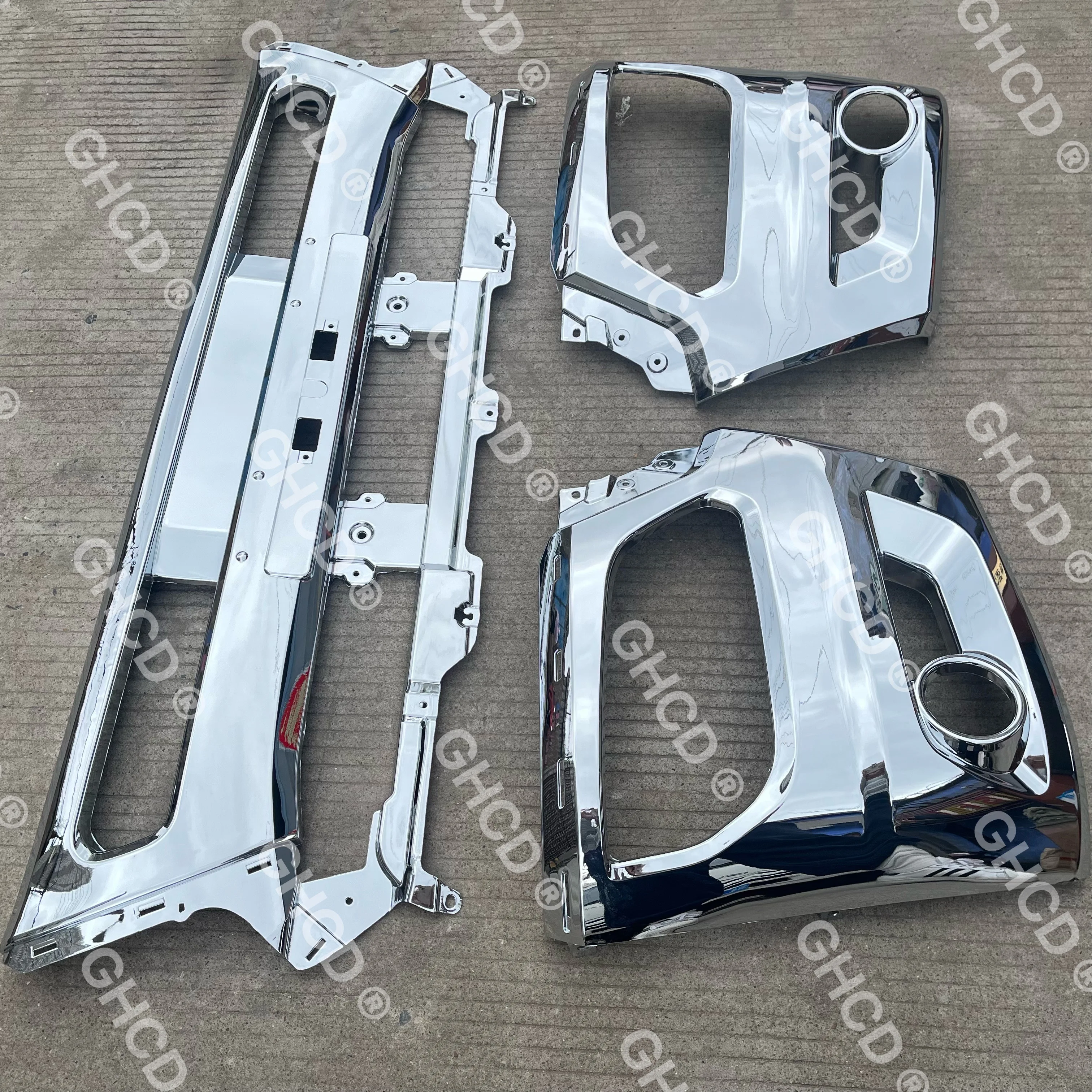 GHCD High Quality/Factory Price Chrome-plated Split Type  Bumper for Japanese Truck HINO 500 VICROT manufacture