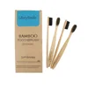 GlorySmile Soft Bristle Bamboo Tooth Brush Multi Pack With Charcoal Bristle