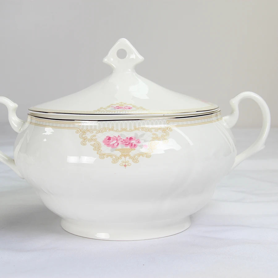 Wholesale Novelty Bone China Dinner Set Ceramic Tableware Dinnerware