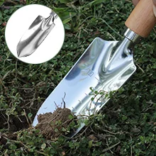 product 10 piece heavy duty stainless steel garden tool set manual includes detachable storage tote bag mini diy men women a one wood-3