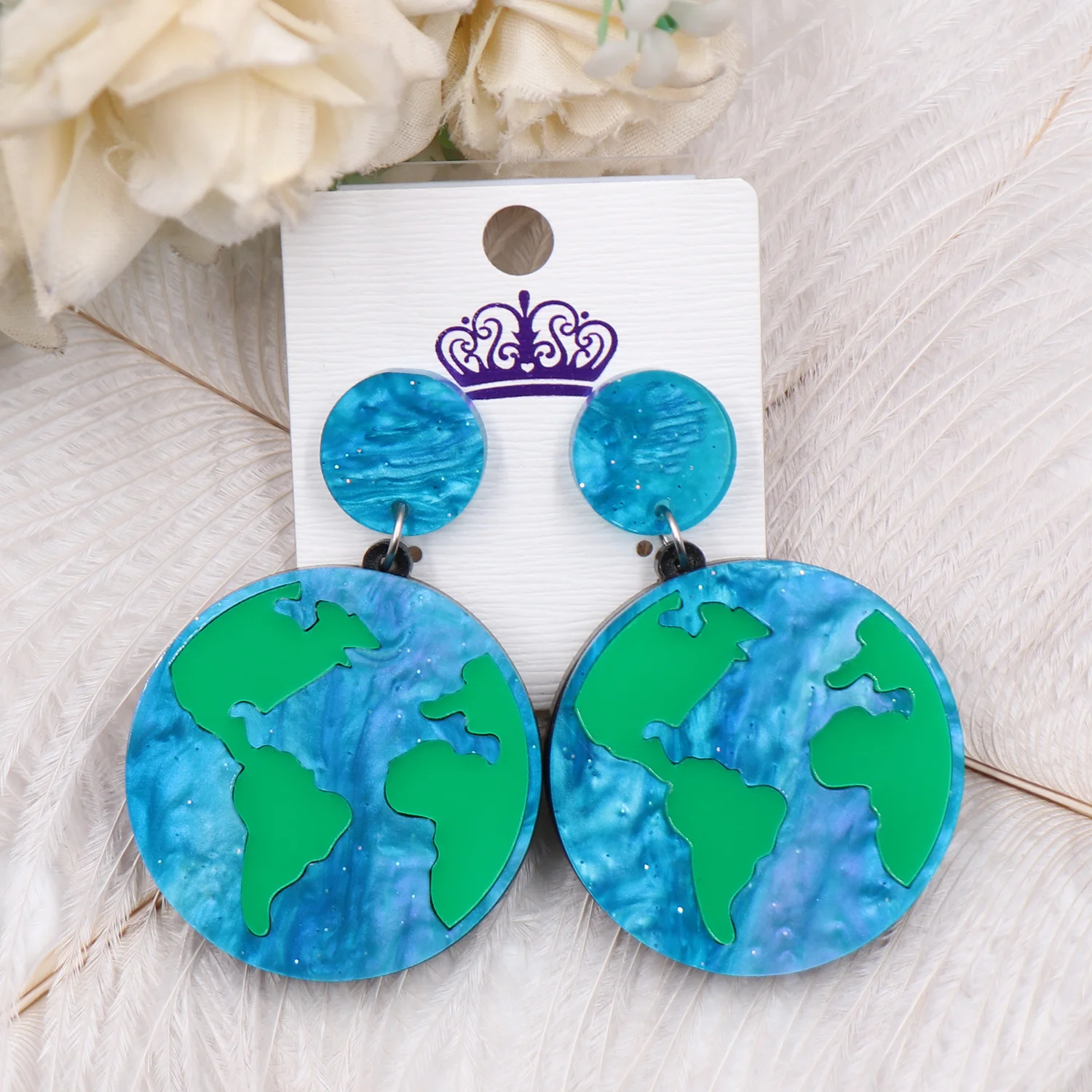 ERS804ER1734 1pair Top fashion CN Drop Earth TRENDY Acrylic earrings Jewelry for women supplier