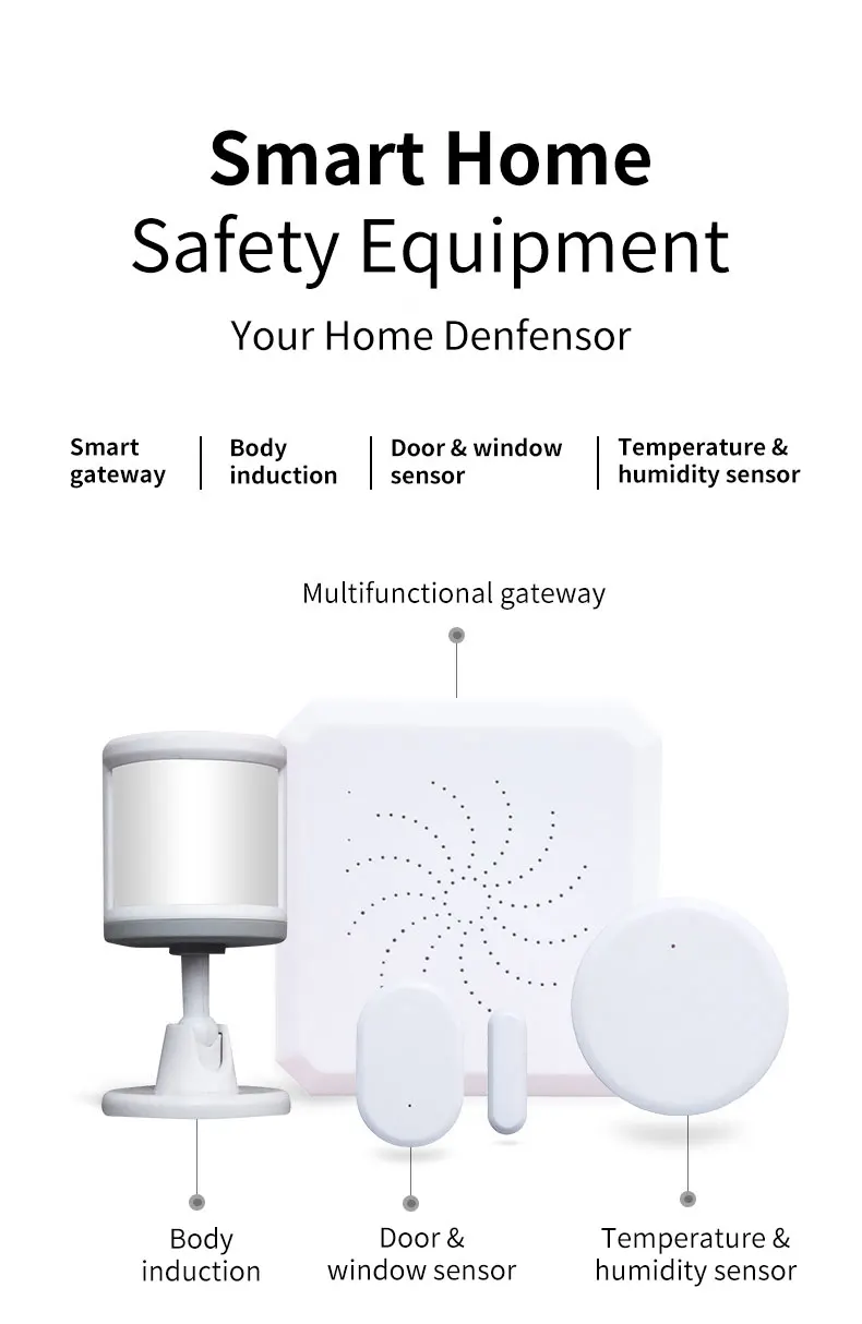 Cheap discount products Original Intelligent Humidity social distance alarm Sensor Devices Smart home gateway Suite - ANKUX.COM