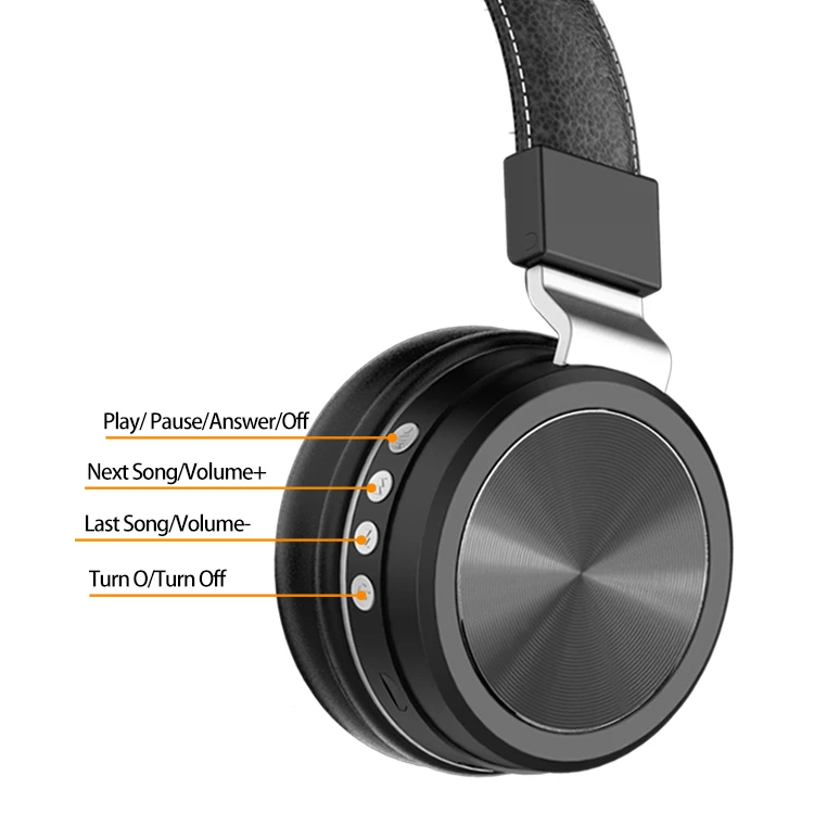 Portable foldable handsfree stereo waterproof head band sports gaming earphones wireless headset - ANKUX.COM