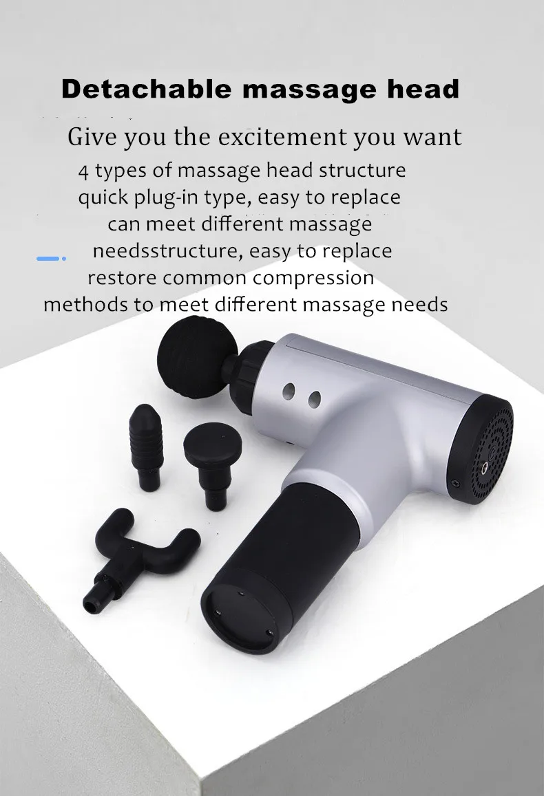 Latest Cordless Full Body Deep Muscle Massage Gun Vibration Pistool Percussion Massager Therapy Musculo Relaxy Recovery Pistolet