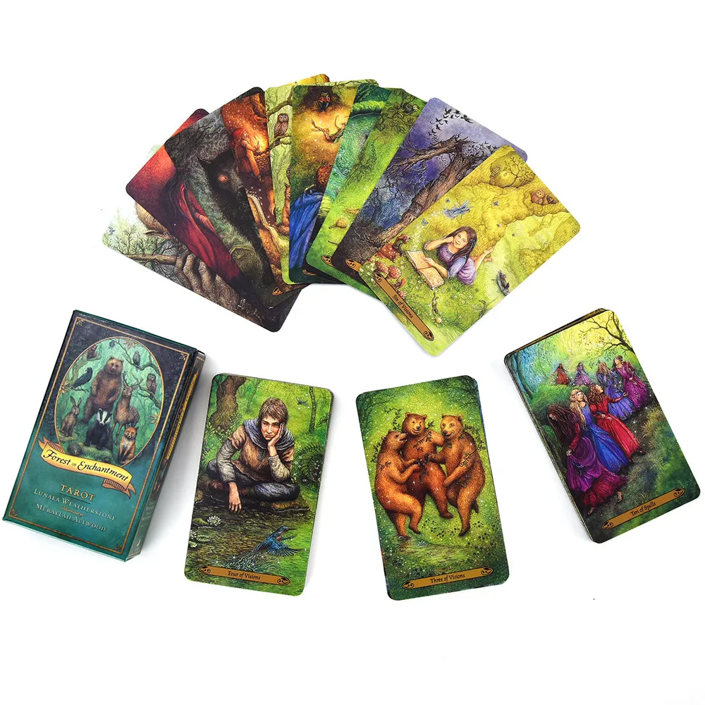 Таро леса. Таро Forest of Enchantment. Forest of Enchantment Tarot Таро волшебного леса. Карты Таро Forest of Enchantment. Таро зачарованного леса. Forest of Enchantment Tarot.