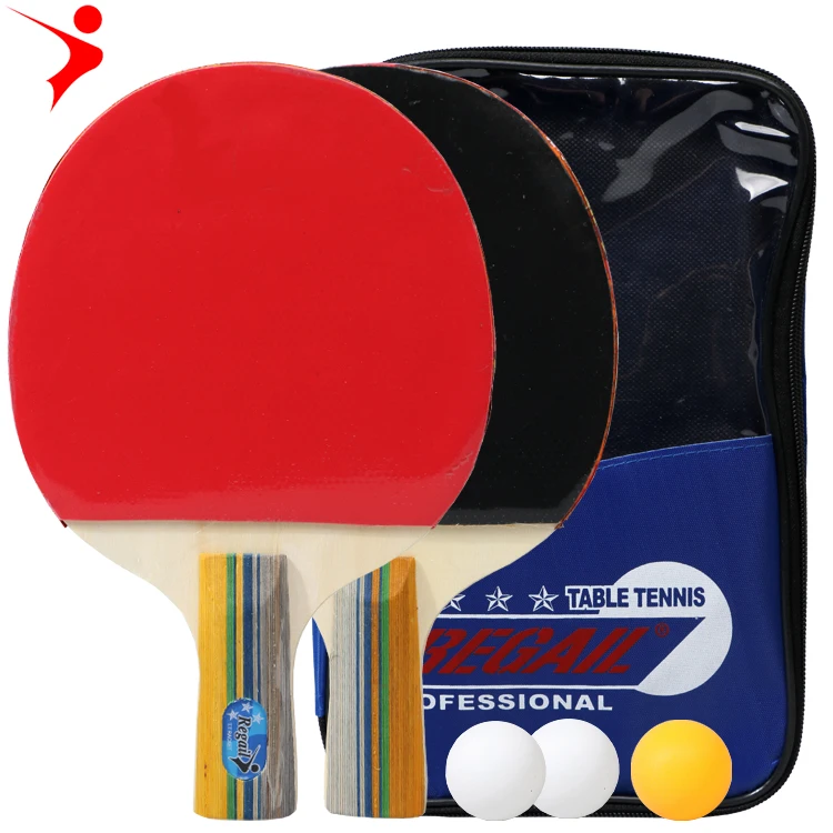 Regail 8010 Sport Table Tennis Racket Premium Rackets Portable Storage