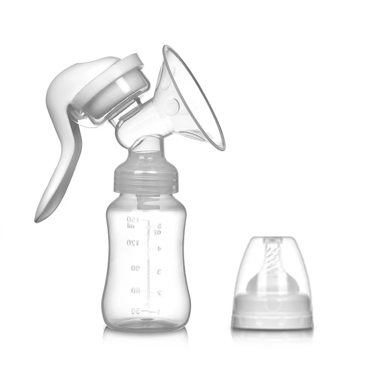 breast pump and bottles