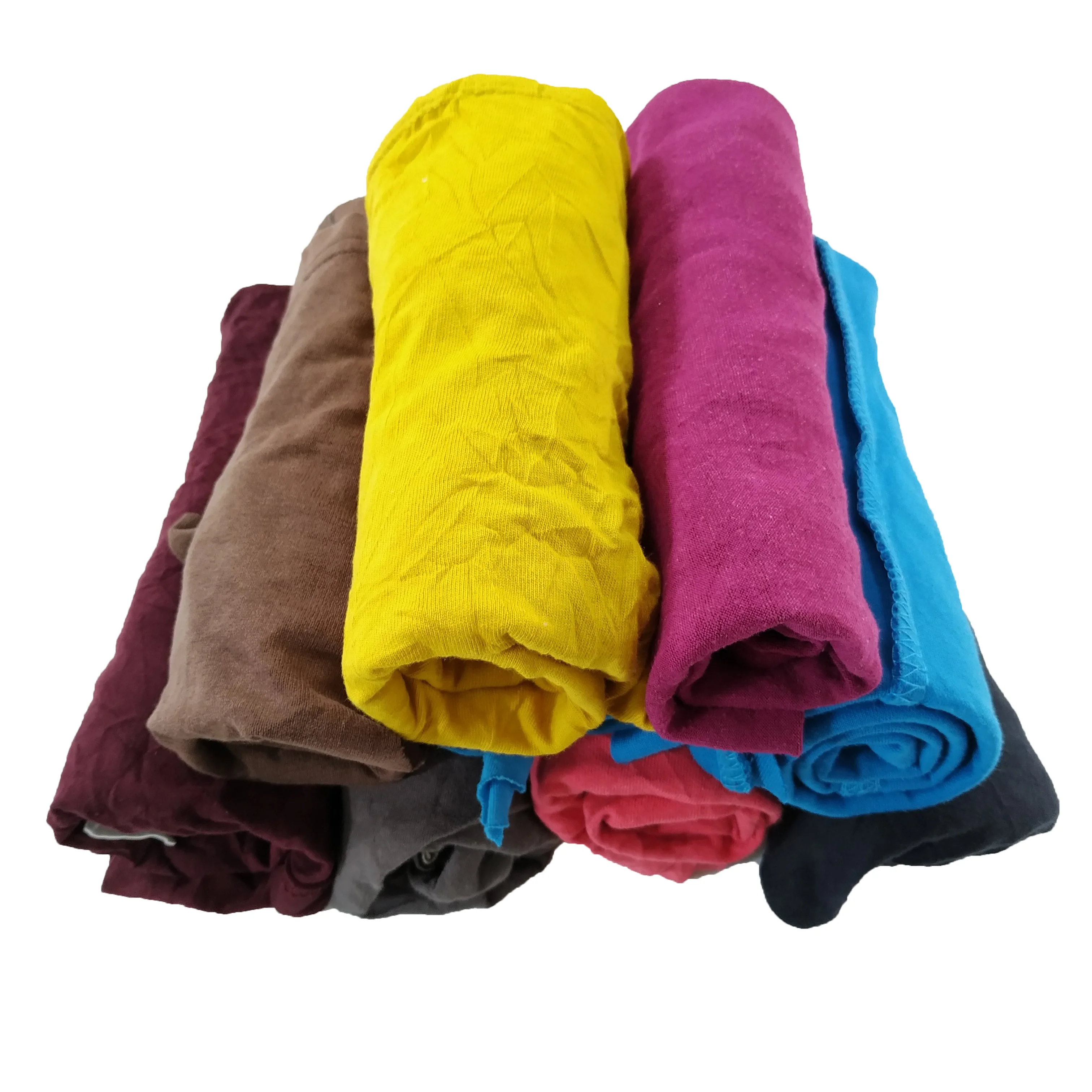 Jersey Multicoloured 10 KG Bag #11080 Cotton Rags 