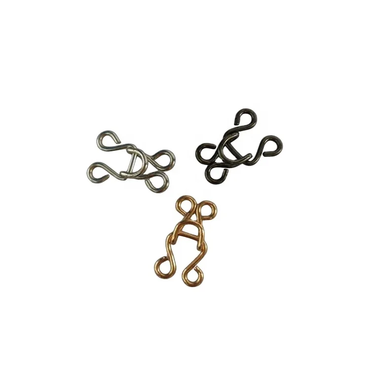 
2020 New Design Metal Bra Sewing Hook And Eye For Bag 