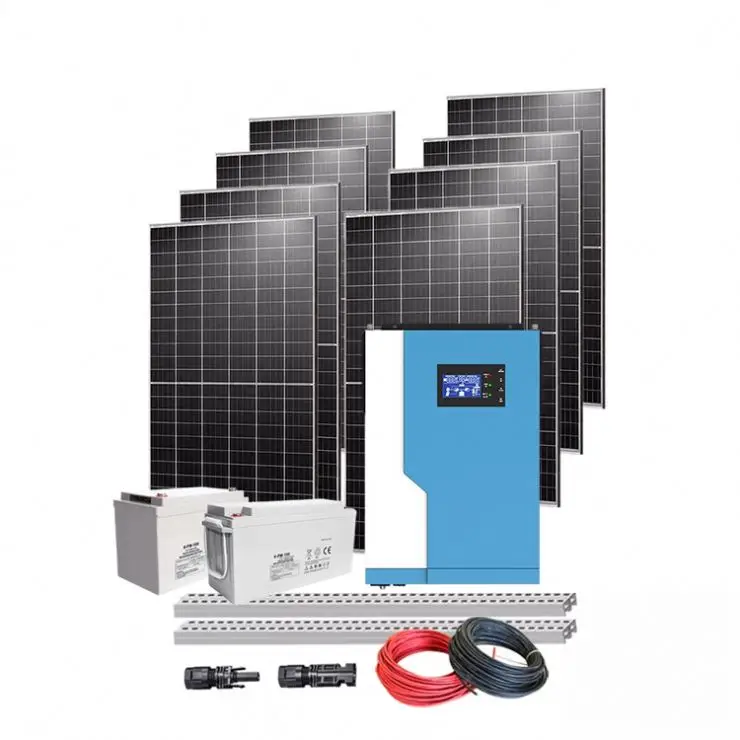 15 kW solar system with bifacial panels mounted on ground-mounted tracker