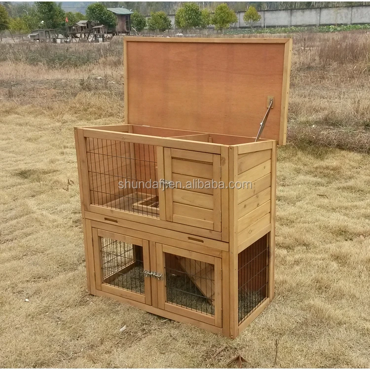 Sdr001lt Custom Commercial Breeding Unique 2 Story Outdoor Rabbit Cage