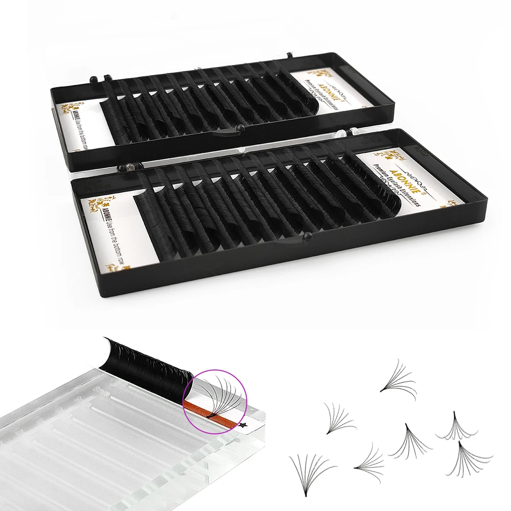 

cashmere russian lash extension trays,2 Trays, Matte black