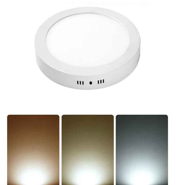 6W 12W 18W 24W All-in-One Round Surface LED Panel Light