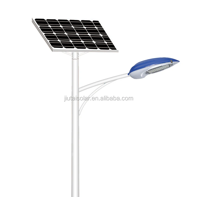 New product road solar street light outdoor hexagonal galvanized solar street light pole 100w led solar street light