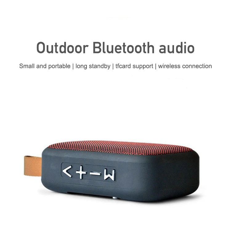 Outdoor Fabric Audio G2 Wireless Speaker Hands Free Car Beach Stereo Music Loudspeaker Mini Speaker - ANKUX.COM