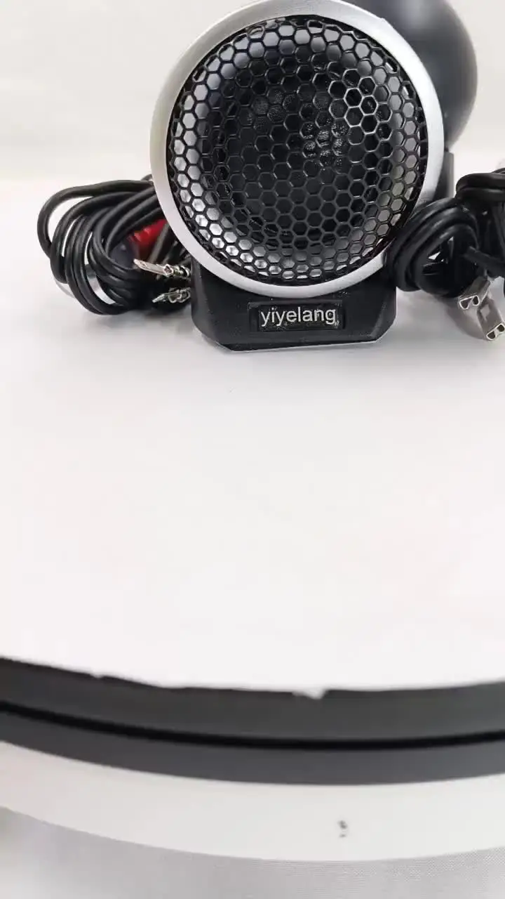 Yctze 2 Pièces Tweeters Voiture 12V 150W - Mini Haut-Parleurs Dôme Stéréo Super Puissance Audio Pour Voiture