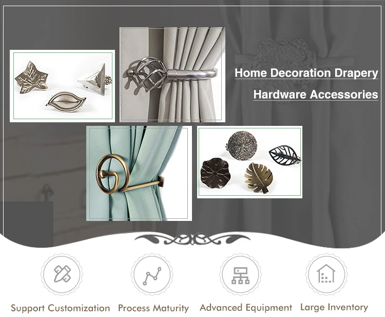 New Products Adjustable Decorative Curtain Tieback Hooks &home Decor ...