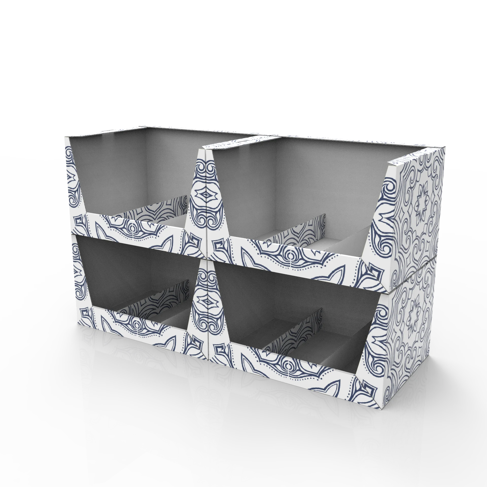 推广客户产品瓦楞纸板 pdq 展示盒计数器