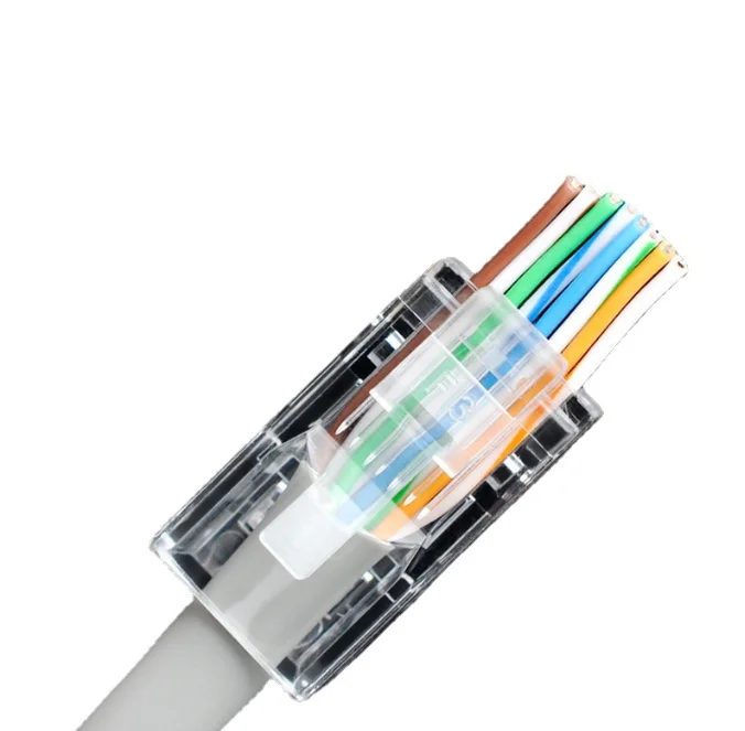 Rj45 Utp Connecteur Conectores Conector Rj 45 Cat 6 Sftp Utp Plug Pass ...